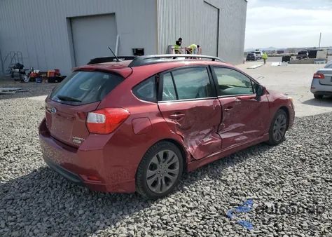 2014 Subaru Impreza Sport Limited from USA, damaged, VIN JF1GPAR61E8263491